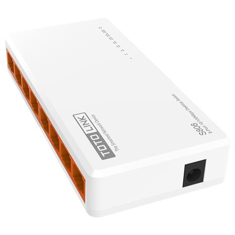 Thiết bị chuyển mạch Switch Totolink 8 cổng S808 Màu Đen