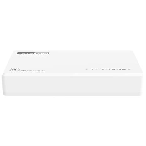 Thiết bị chuyển mạch Switch Totolink 8 cổng S808 Màu Đen