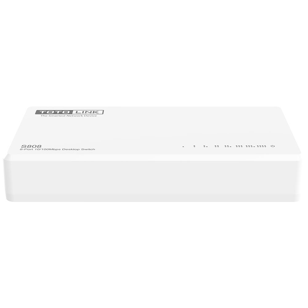 Thiết bị chuyển mạch Switch Totolink 8 cổng S808 Màu Đen