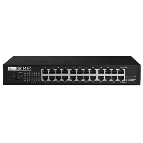 Thiết bị chuyển mạch Switch Totolink 24 cổng SG24D Màu Đen