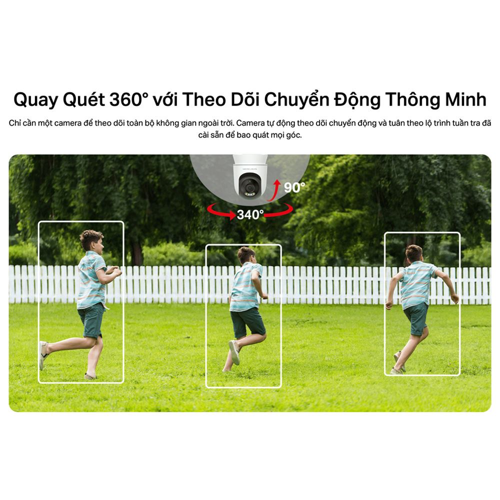 Camera IP Ngoài trời 360 Độ 2MP Mercusys MC500 - 3