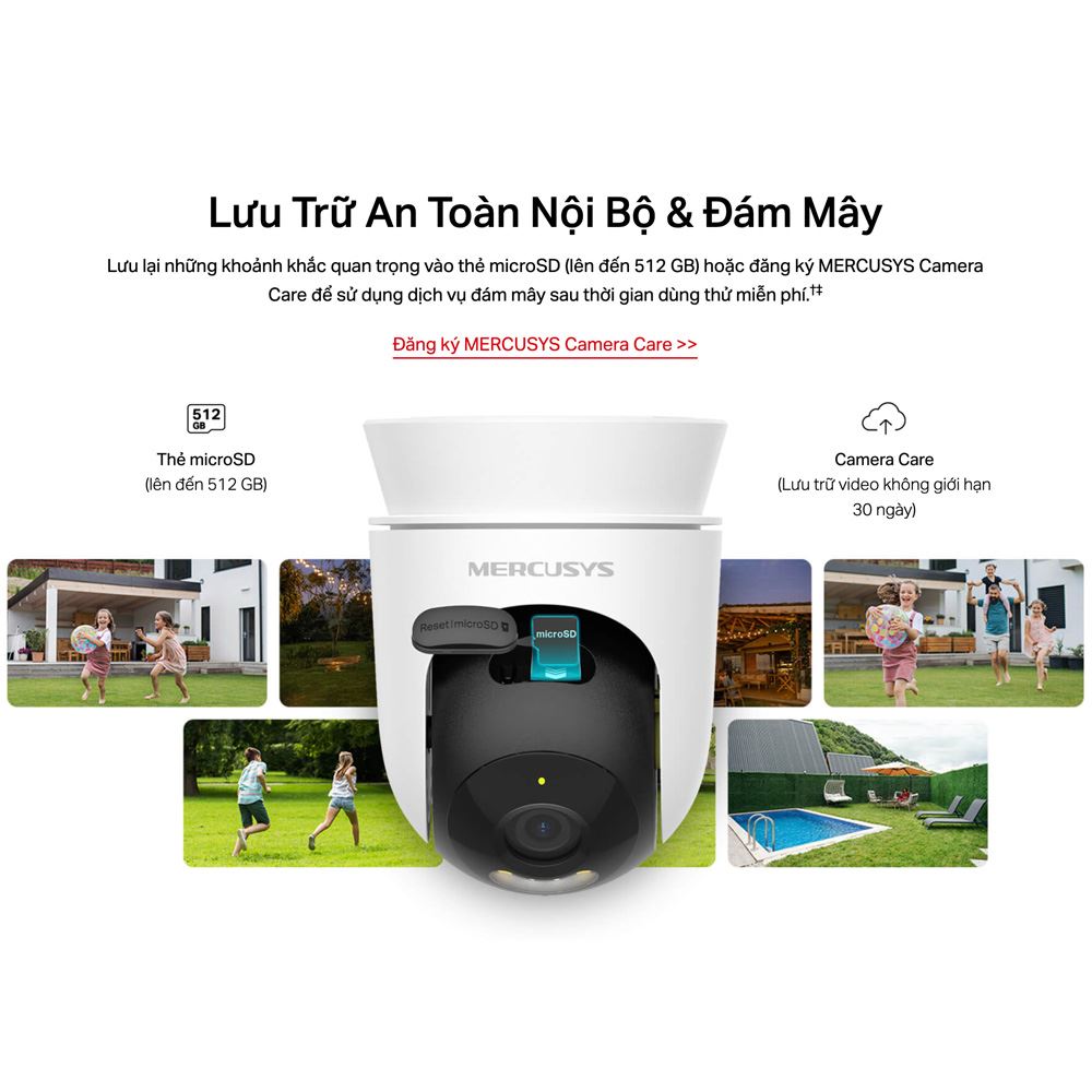 Camera IP Ngoài trời 360 Độ 2MP Mercusys MC500 - 7