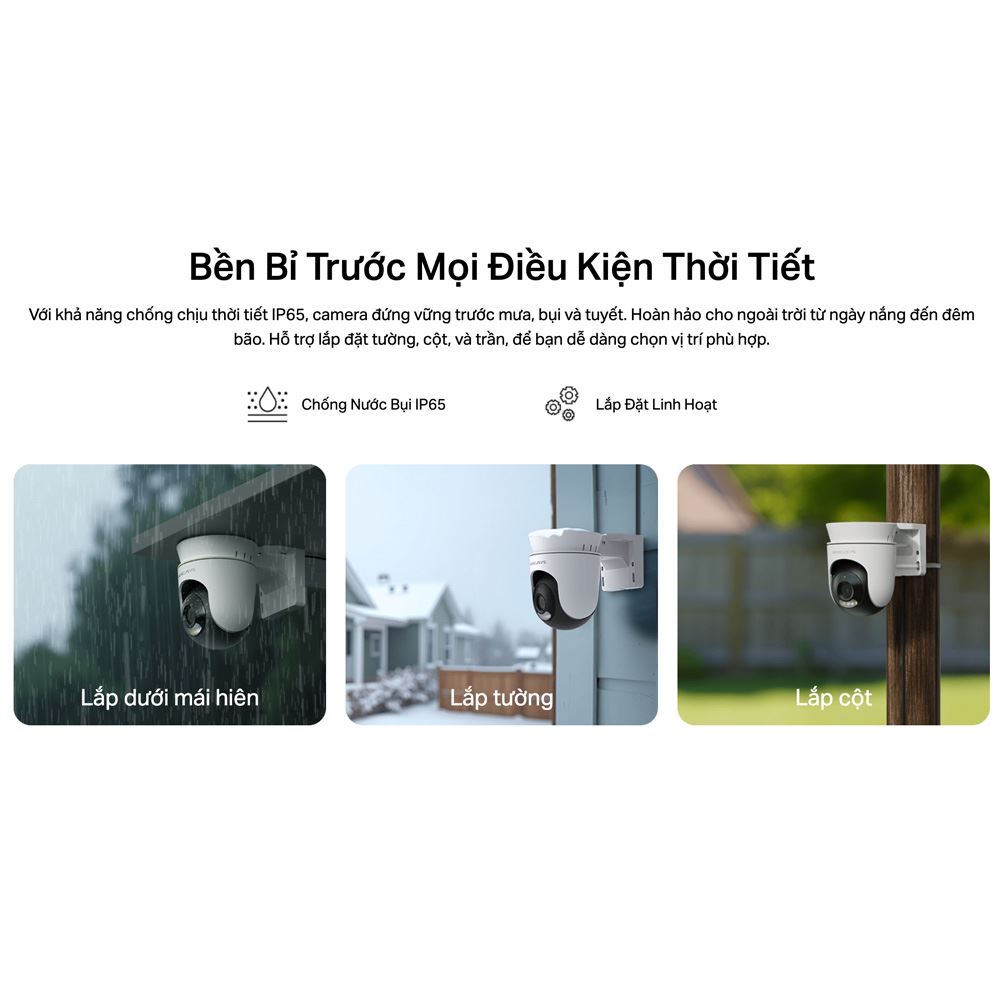 Camera IP Ngoài trời 360 Độ 2MP Mercusys MC500 - 8