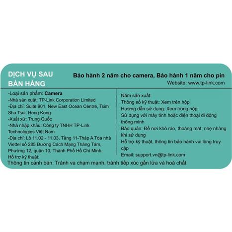 Camera IP Ngoài trời TP-Link Tapo C460 KIT Màu Trắng