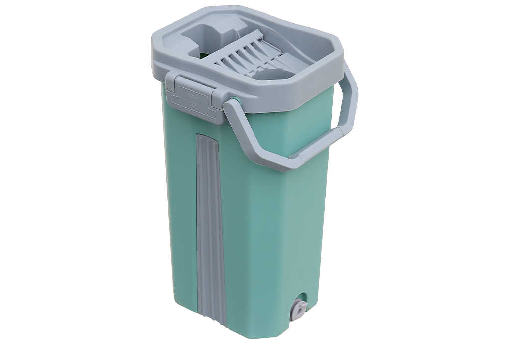 Bộ lau nhà tự vắt Delites BH-M905 Màu Xanh - Xám