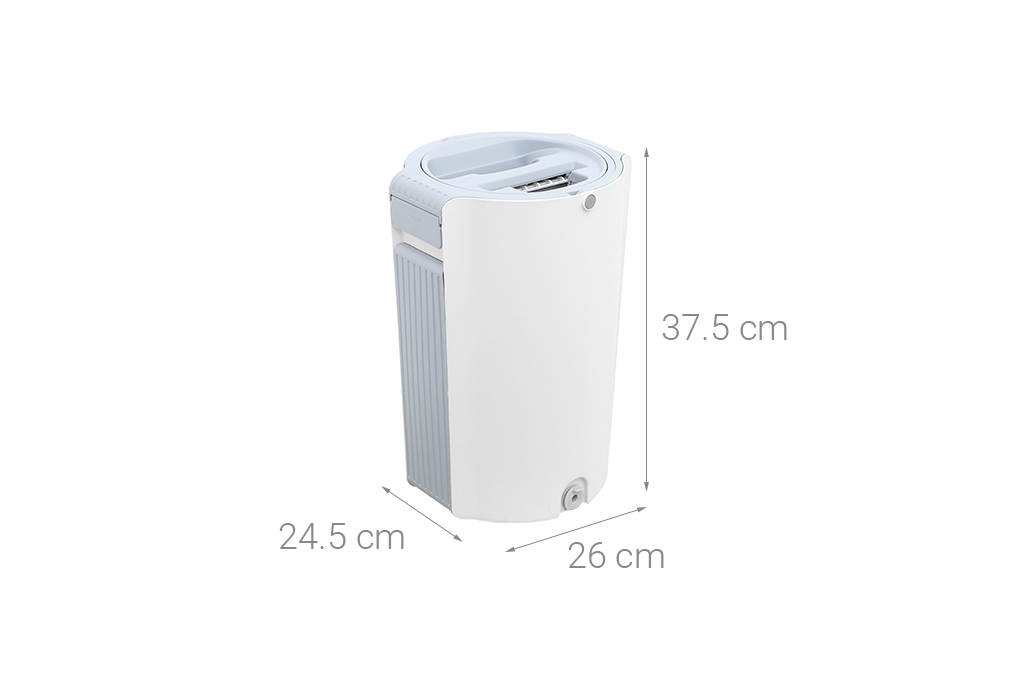 Bộ lau nhà tự vắt Delites BH-M760 Màu Trắng - Xám