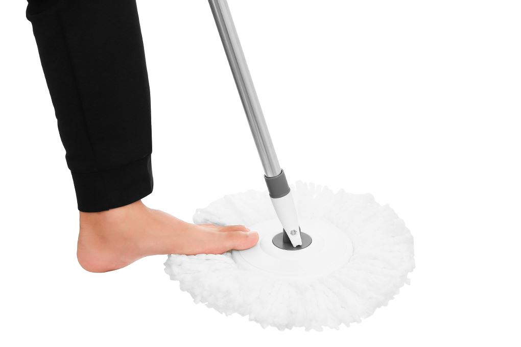 Bộ lau nhà 360 Delites H8555 Màu Trắng - Xám