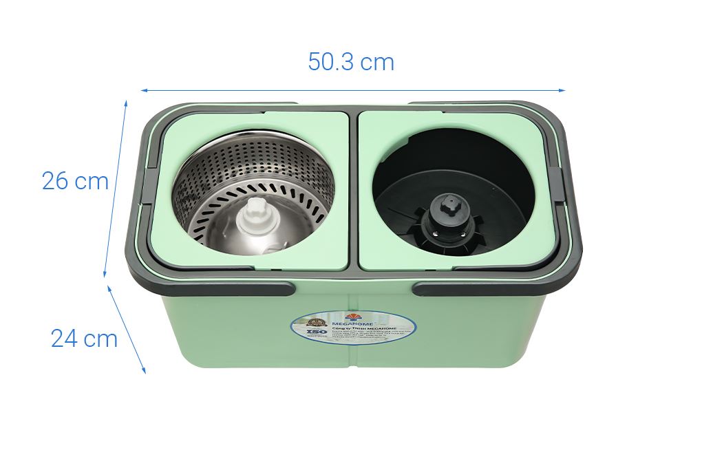 Bộ lau nhà tách nước bẩn Delites A10 Màu Xanh mint
