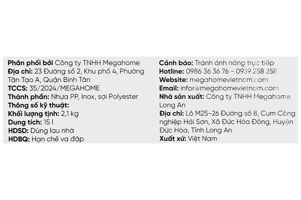 Bộ lau nhà tách nước bẩn Delites A10 Màu Xanh mint