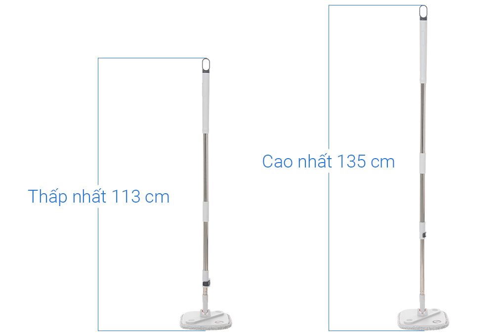 Bộ lau nhà tách nước bẩn AVA BH-RM75 Màu Xám