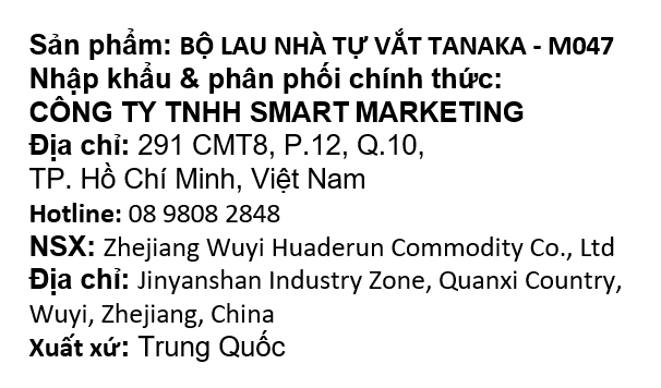 Bộ lau nhà Tanaka M047 Màu Màu be