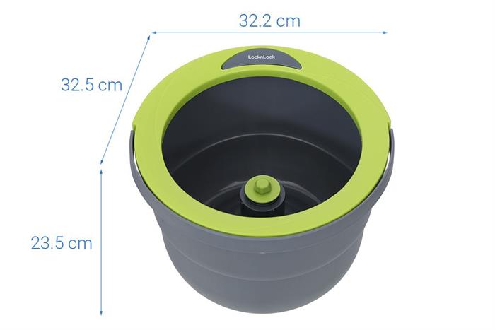 Bộ lau nhà 360 Lock&Lock ETM498 Màu Đen - Xanh lá
