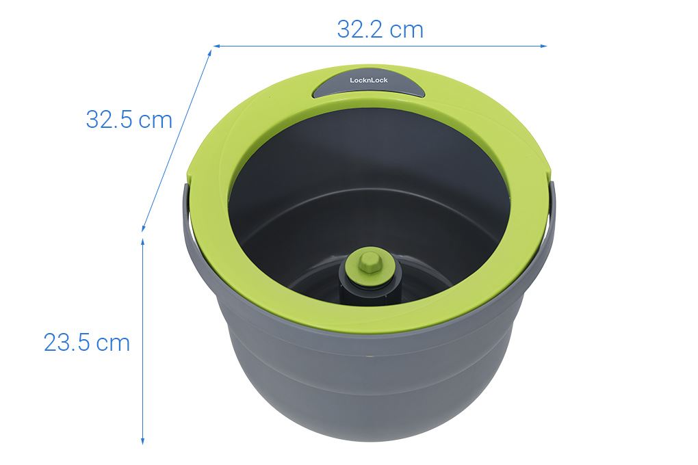 Bộ lau nhà 360 Lock&Lock ETM498 Màu Đen - Xanh lá