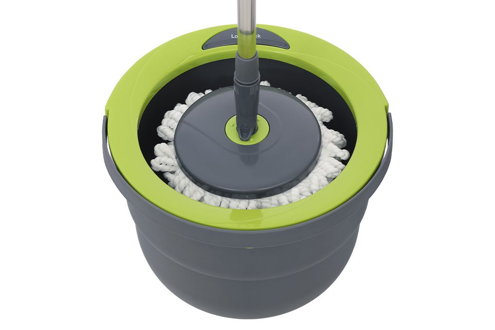 Bộ lau nhà 360 Lock&Lock ETM498 Màu Đen - Xanh lá