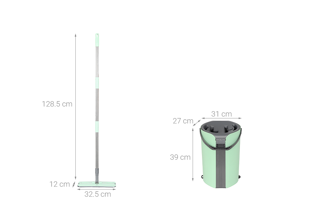 Bộ lau nhà chữ nhật Delites MH-X5