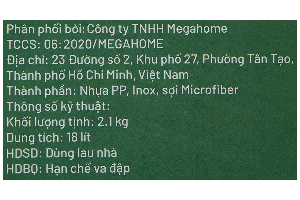 Bộ lau nhà chữ nhật Delites MH-X5 - 9
