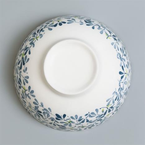 Bát mì sứ 15.2 cm GAIA INDIGO FLORAL Màu Trắng