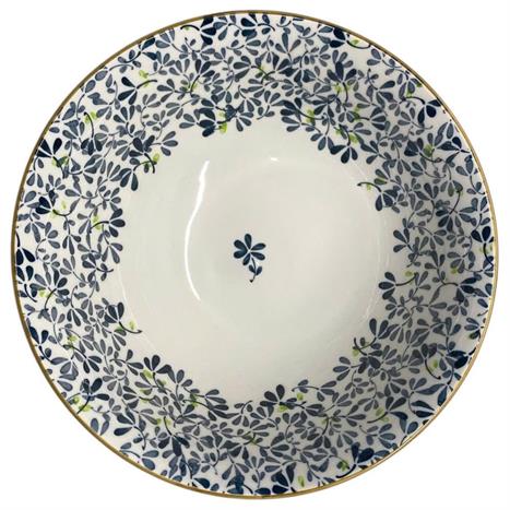 Bát canh sứ 20.6 cm GAIA INDIGO FLORAL Màu Trắng