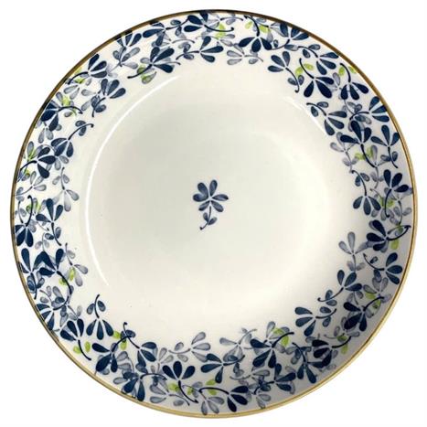 Đĩa sứ 20.3 cm GAIA INDIGO FLORAL D20.3cm Màu Trắng