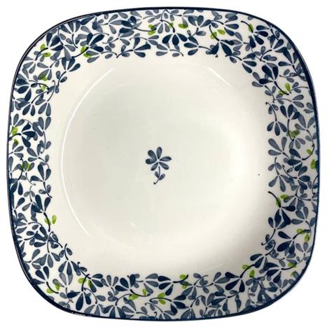 Đĩa sứ 19.6cm GAIA INDIGO FLORAL Màu Trắng