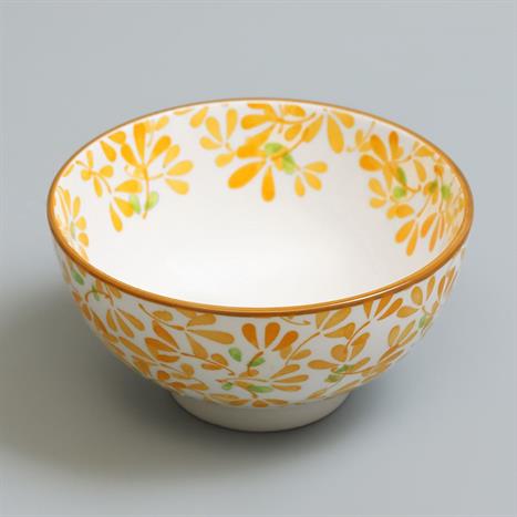 Bát ăn cơm sứ 11.4 cm GAIA AMBER FLORAL Màu Trắng