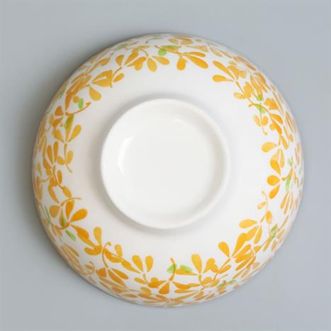 Bát ăn cơm sứ 11.4 cm GAIA AMBER FLORAL Màu Trắng