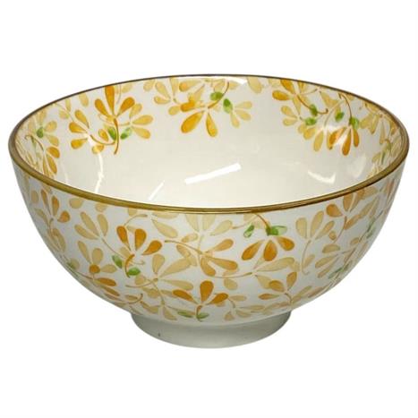 Bát ăn cơm sứ 11.4 cm GAIA AMBER FLORAL Màu Trắng