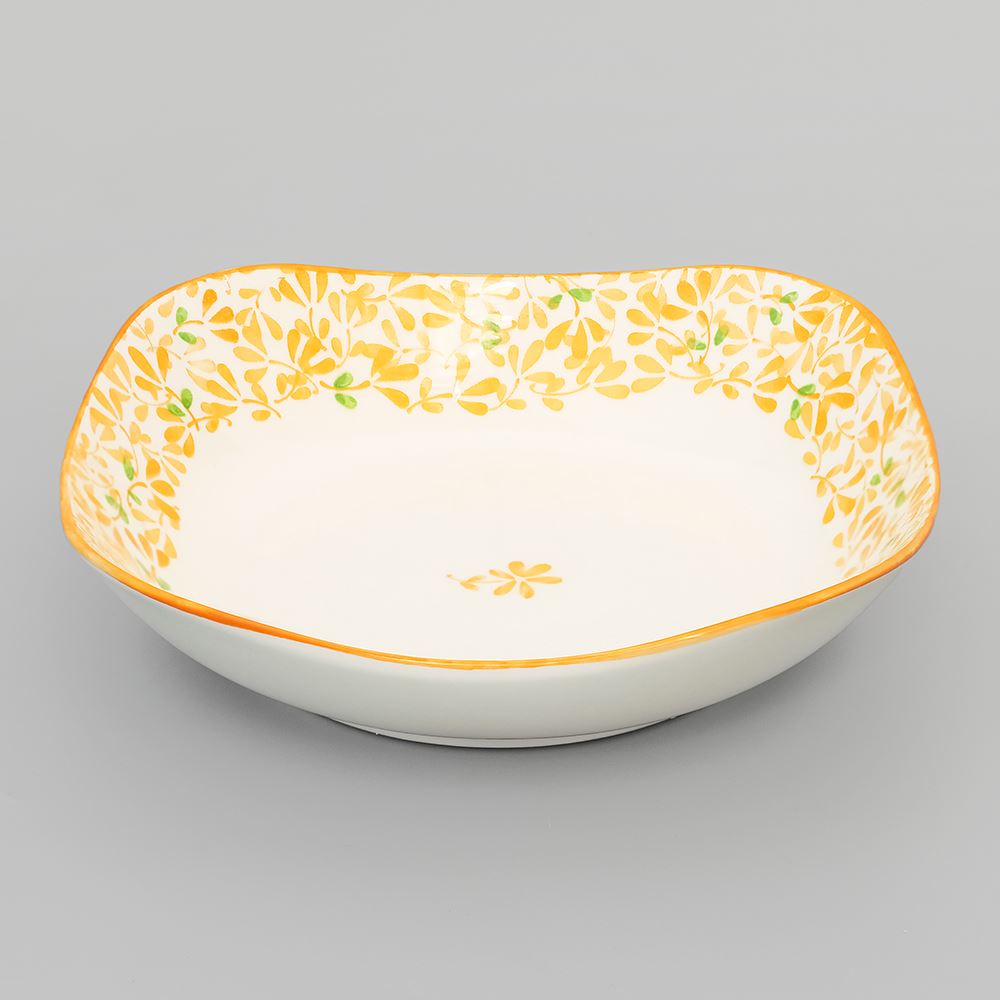 Đĩa sứ 19.6cm GAIA AMBER FLORAL Màu Trắng
