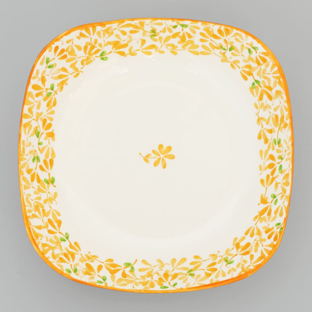 Đĩa sứ 19.6cm GAIA AMBER FLORAL Màu Trắng