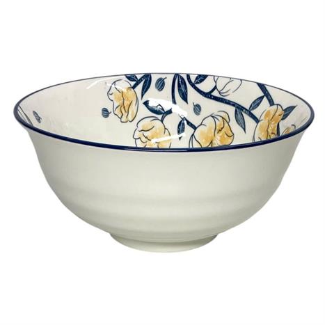 Bát canh sứ 20.3 cm GAIA ELEGANT FLORAL Màu Trắng