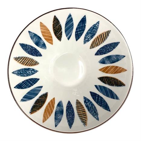 Bát canh sứ 20.3 cm GAIA LEAF Màu Trắng