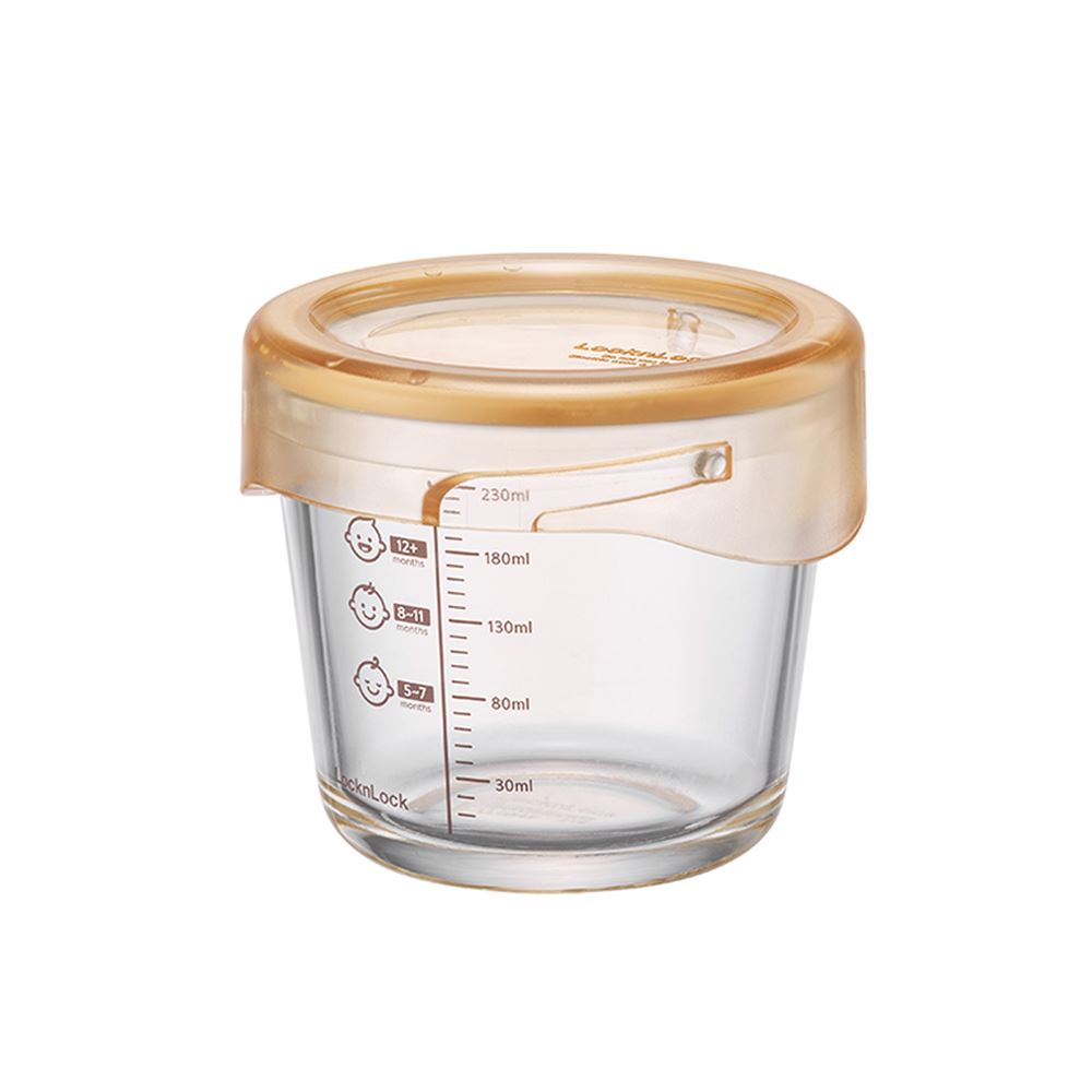 Bộ 3 hộp đựng thực phẩm thuỷ tinh Hàn Quốc 280 ml Lock&Lock LLG542S3IVY - 3