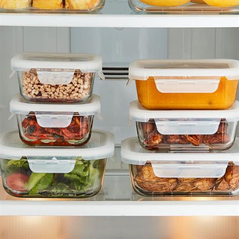 Hộp đựng thực phẩm thuỷ tinh Hàn Quốc 520 ml Lock&Lock LLG1105 Màu Trắng