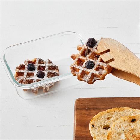 Hộp đựng thực phẩm thuỷ tinh Hàn Quốc 520 ml Lock&Lock LLG1105 Màu Trắng