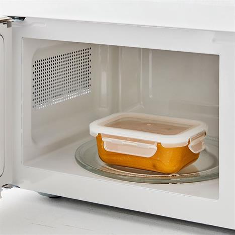 Hộp đựng thực phẩm thuỷ tinh Hàn Quốc 520 ml Lock&Lock LLG1105 Màu Trắng