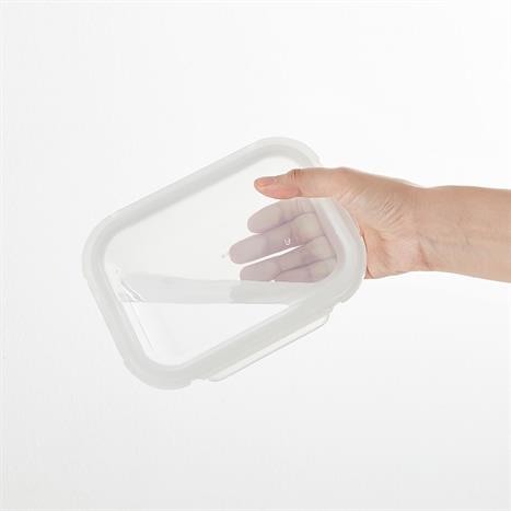 Hộp đựng thực phẩm thuỷ tinh Hàn Quốc 640 ml Lock&Lock LLG1102 Màu Trắng