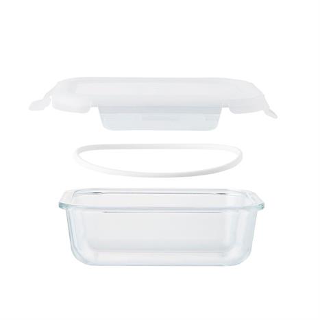 Hộp đựng thực phẩm thuỷ tinh Hàn Quốc 640 ml Lock&Lock LLG1102 Màu Trắng