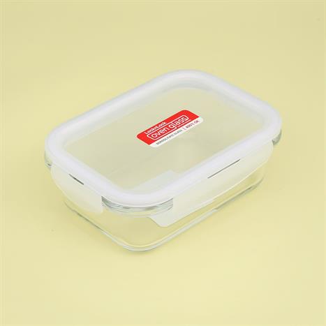 Bộ 2 hộp đựng thực phẩm thuỷ tinh 630 - 700 ml Lock&Lock LLG428S2NVY Màu Xanh Navy