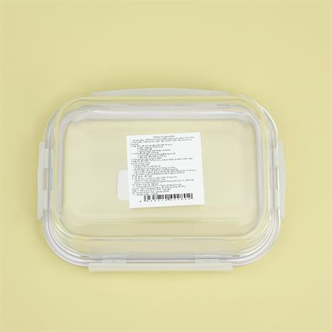 Bộ 2 hộp đựng thực phẩm thuỷ tinh 630 - 700 ml Lock&Lock LLG428S2NVY Màu Xanh Navy