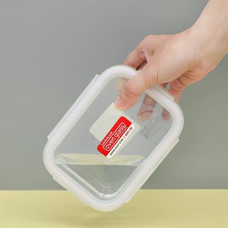 Bộ 2 hộp đựng thực phẩm thuỷ tinh 630 - 700 ml Lock&Lock LLG428S2NVY Màu Xanh Navy