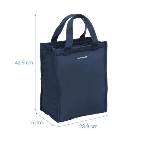 Bộ 2 hộp đựng thực phẩm thuỷ tinh 630 - 700 ml Lock&Lock LLG428S2NVY Màu Xanh Navy