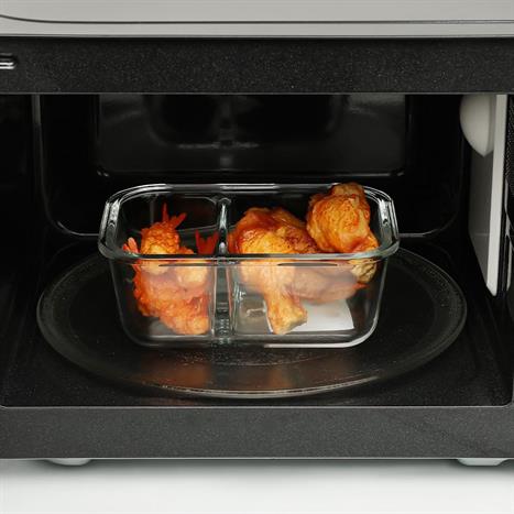 Bộ 2 hộp đựng thực phẩm thuỷ tinh 630 - 700 ml Lock&Lock LLG428S2NVY Màu Xanh Navy