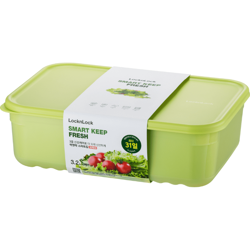 Hộp đựng thực phẩm nhựa 3200 ml Lock&Lock HLE5600NT Màu Trắng