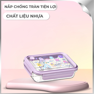 Hộp đựng thực phẩm 3 ngăn nhựa 750 ml Lock