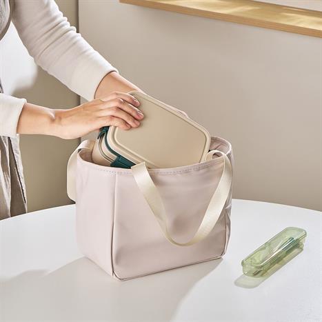 Hộp đựng thực phẩm 2 tầng inox 1600 ml Lock&Lock LCB500GRN Màu Xanh lá