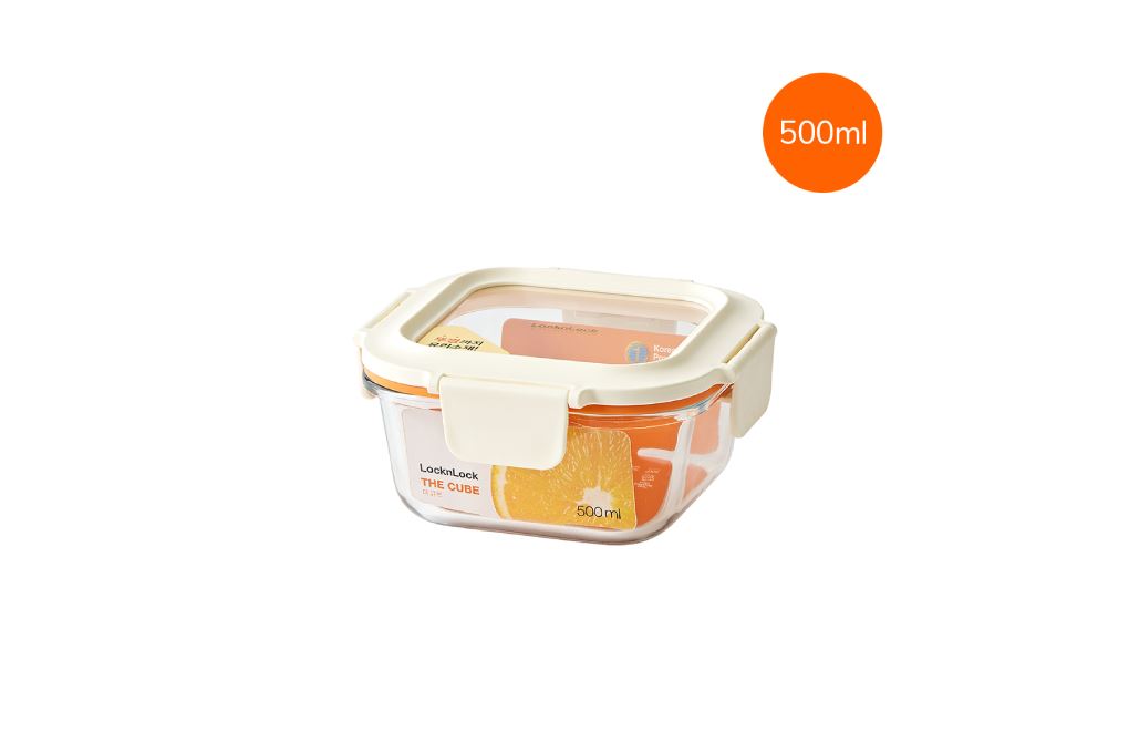 Hộp đựng thực phẩm thủy tinh 500 ml LocknLock LTG214