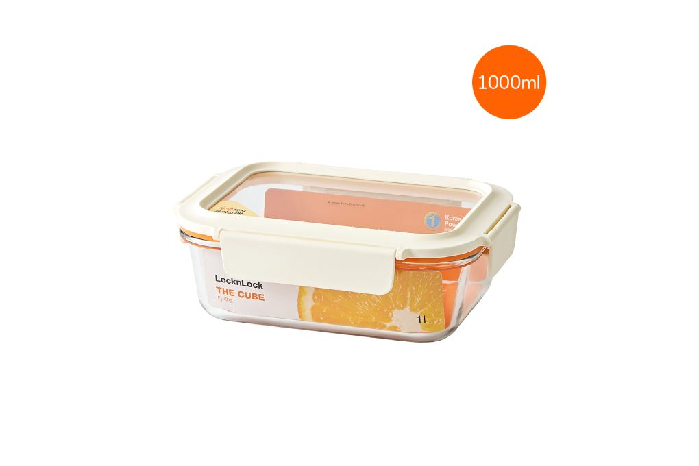 Hộp đựng thực phẩm thủy tinh LocknLock 1000 ml LTG445