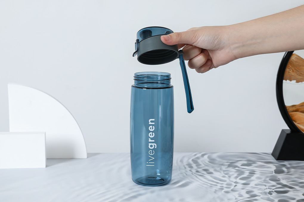 Bình đựng nước nhựa Tritan 500 ml Inochi Kita Active HIN.BIKA.0500 Màu Xanh đậm