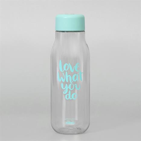 Bình đựng nước nhựa 500 ml Lock&Lock HAP654B Màu Xanh