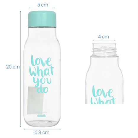 Bình đựng nước nhựa 500 ml Lock&Lock HAP654B Màu Xanh